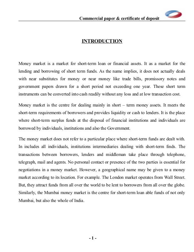 commercial paper vs bonds commercial paper examples